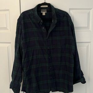 LL Bean flannel shirt